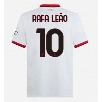 Camiseta AC Milan Rafael Leao #10 Visitante Equipación 2024-25 manga corta